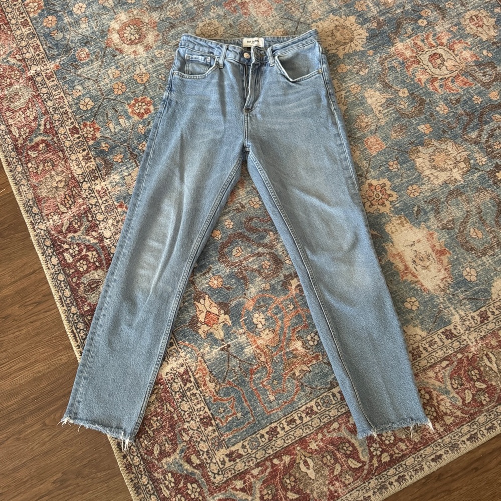 ZARA TRF denim high rise skinny jeans